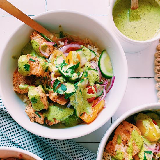 Mediterranean Chicken Bowls