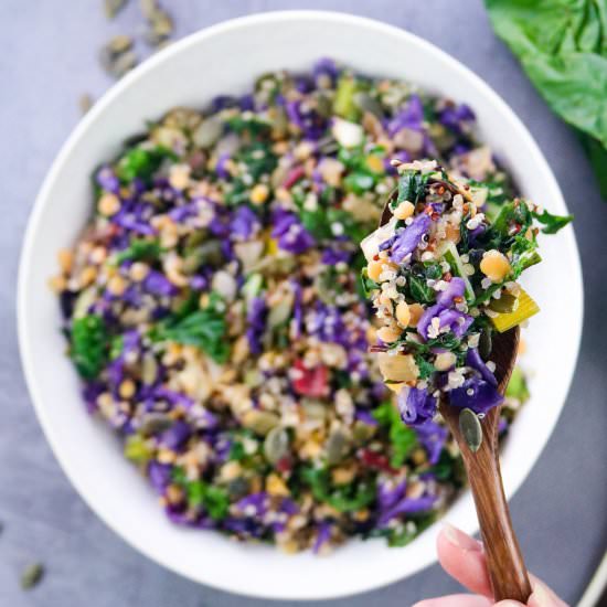 Rainbow Quinoa & Lentil Bowl