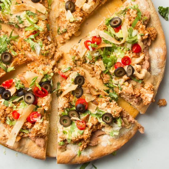 Vegan Taco Pizza