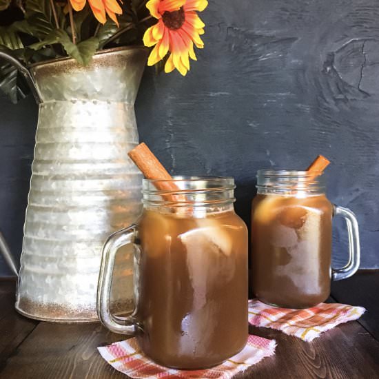 honeautumn-spiced iced tea
