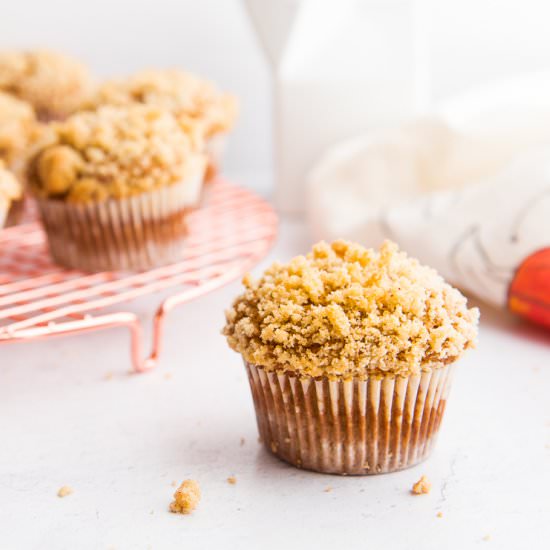 Spice Pumpkin Muffins with Streusel