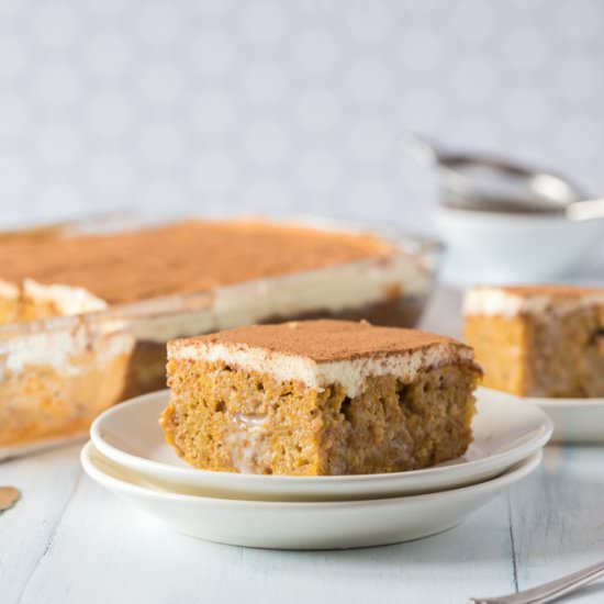 Pumpkin Poke Cake