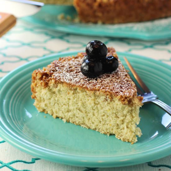 Walnut-Crusted Genoise