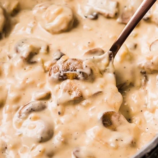 Easy Creamy Mushroom Sauce