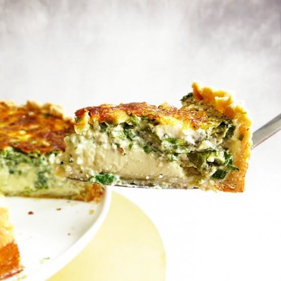 Spring Onion Quiche