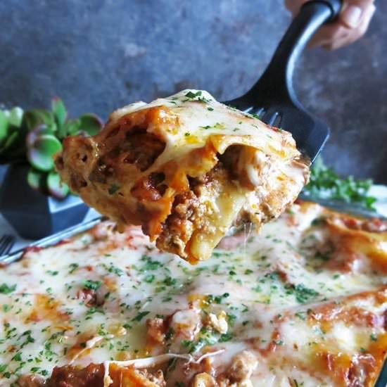 Classic Meaty Lasagna