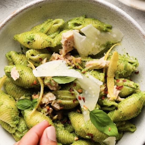 Mixed Herb Pesto Pasta