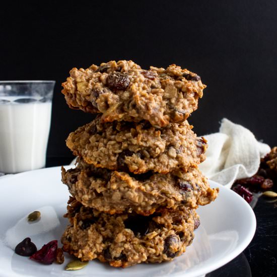 Healthy Oatmeal Breakfast Cookies