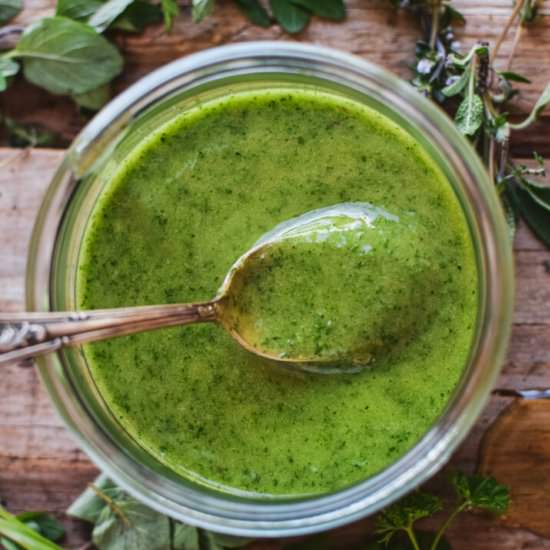 Green Herb Salad Dressing