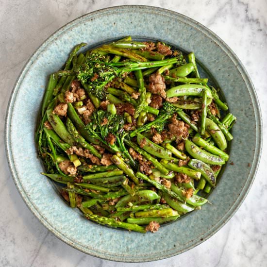 Pork & Asparagus Stir-Fry