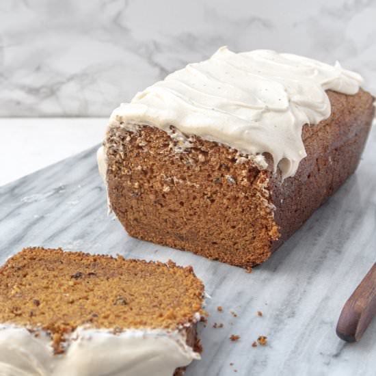 Best Vegan Bourbon Pumpkin Bread