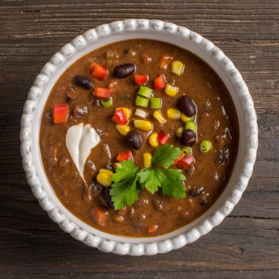 Quick and Easy Black Bean Soup