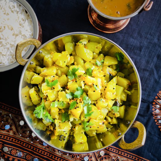 Chayote squash stir-fry