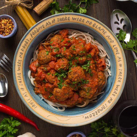 Italian Style Lentil Meatballs