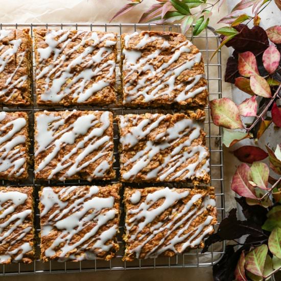 Gluten Free Pumpkin Oatmeal Cake