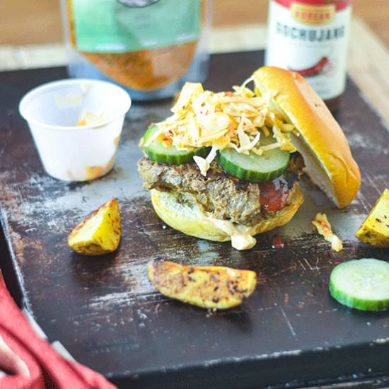 Korean Turkey Burger
