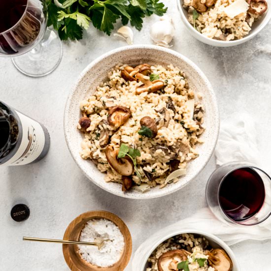Instant Pot Mushroom Risotto