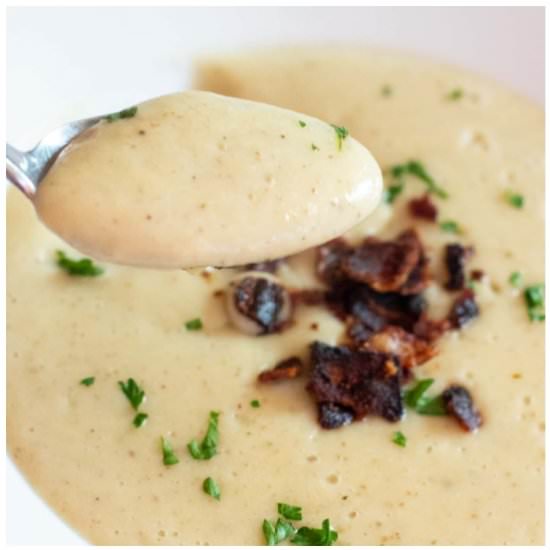 Roasted Parsnip and Potato Soup
