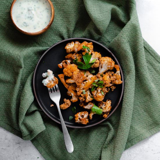 Smoky Zaatar Roasted Cauliflower