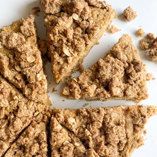 Healthy Cinnamon Apple Crumb Cake