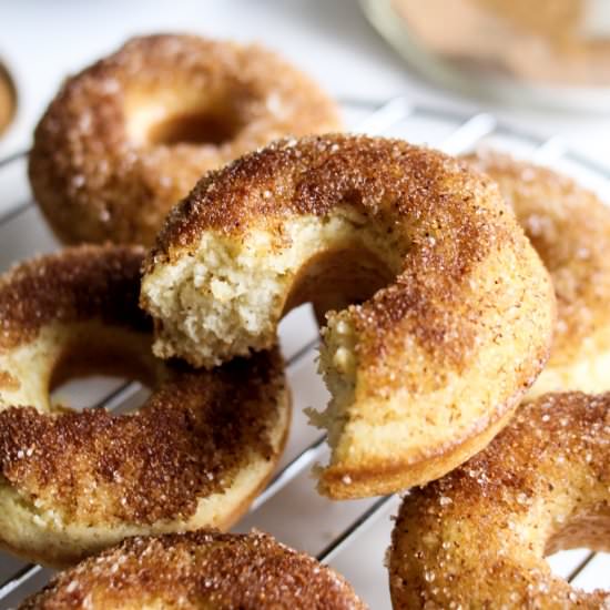 Gluten Free Cinnamon Sugar Donuts