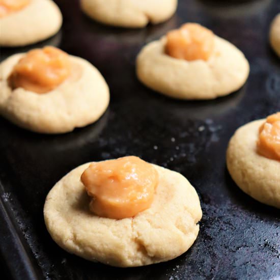 Pawpaw Ginger Thumbprint Cookies