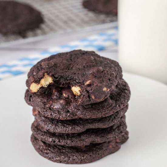 Chocolate Peanut Butter Cookies
