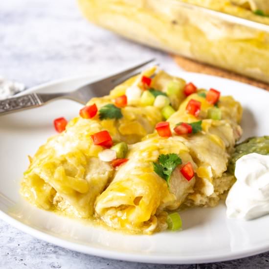 Green Chili Enchiladas