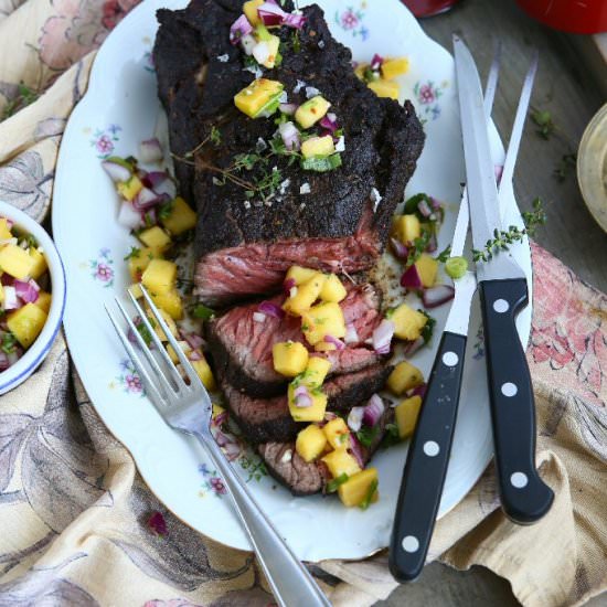 Coffee Rubbed Chuck Eye Steak