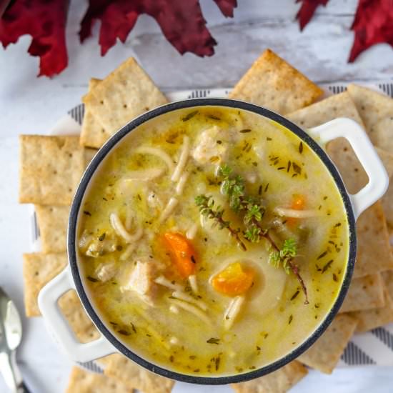 Easy Instant Pot Chicken Noodle