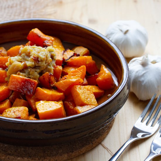 Baked pumpkin