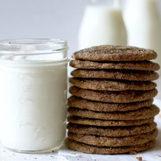 Pumpkin Gingerbread Cookies