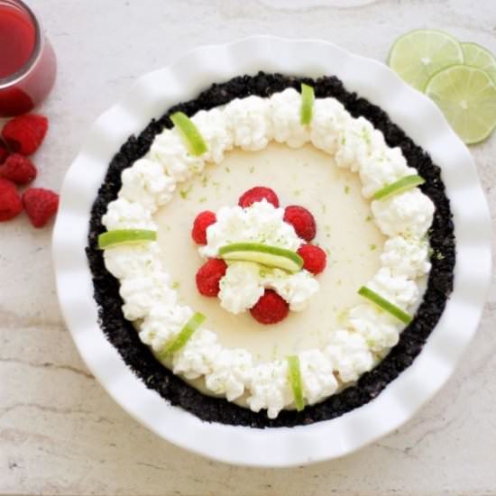 Key Lime Pie with Chocolate Crust