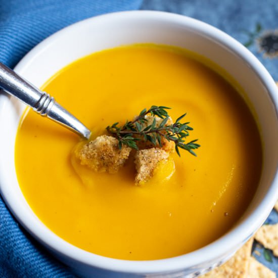 Butternut Squash & Carrot Soup