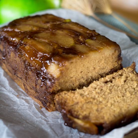Apple Upside-Down Cake. Vegan