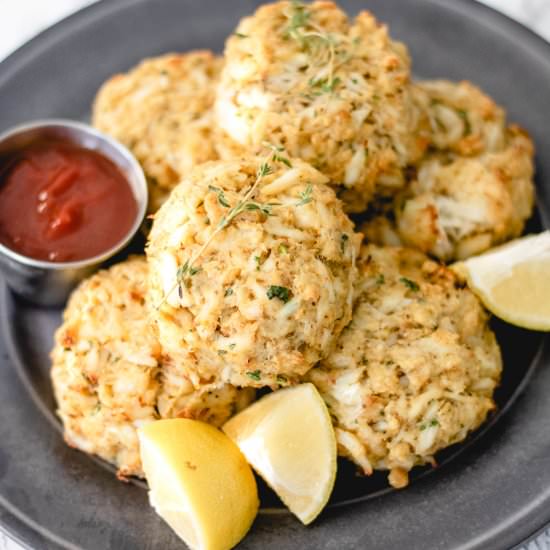 Oven-Baked Crab Cakes