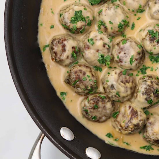 Vegetarian Swedish Meatballs