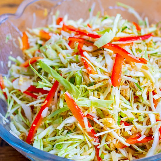 Asian Ramen Coleslaw