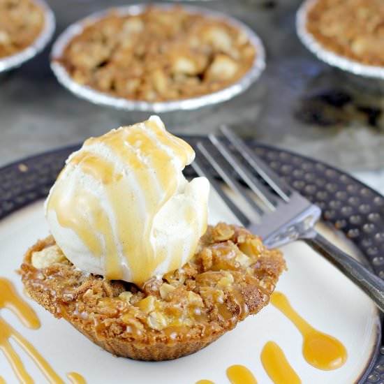 Mini Apple Crisp Pies