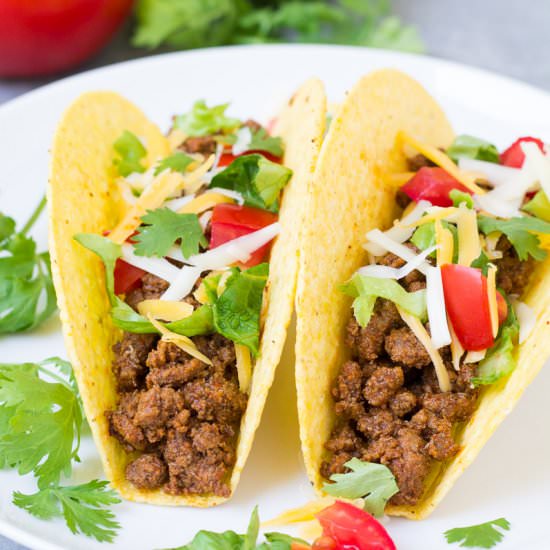 Ground Beef Tacos