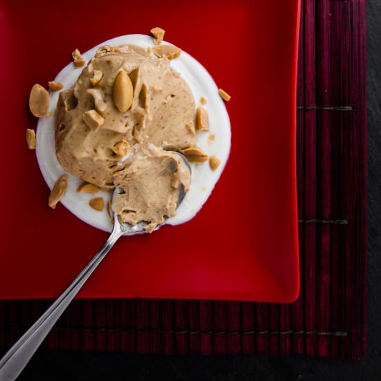 Peanut banana ice cream