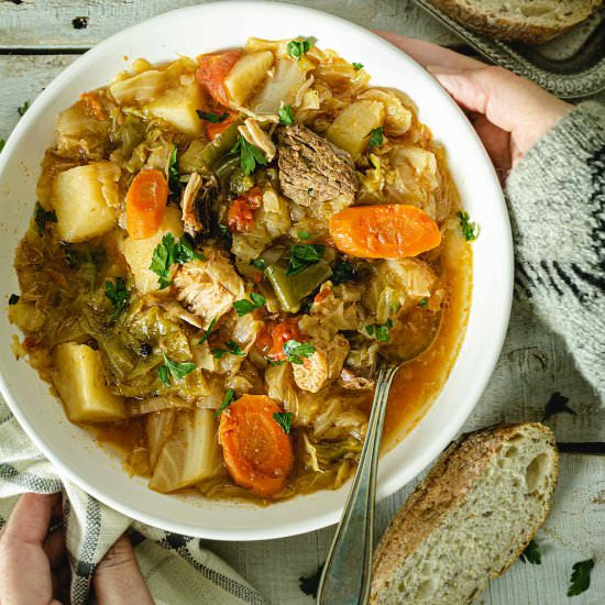 Bosnian Cabbage Stew-Bosanski Lonac