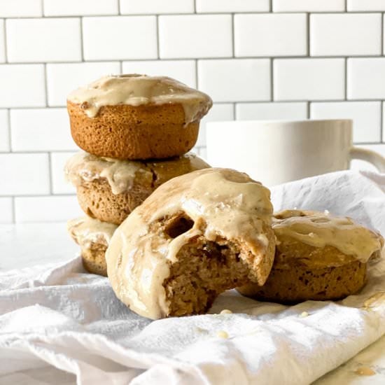 Baked Salted Maple Donuts