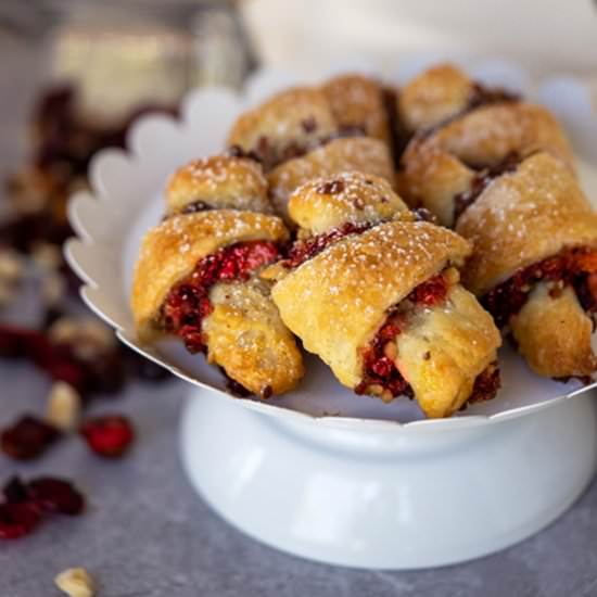 Cranberry Orange Walnut Rugelach