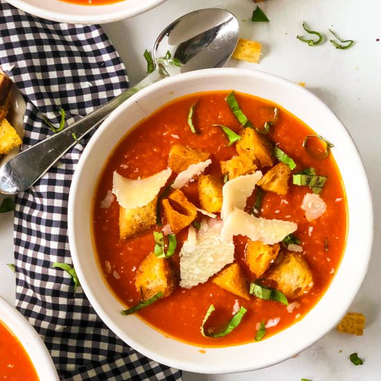 White Bean Tomato Soup