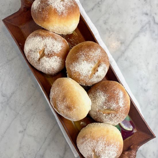 Crusty Sourdough Rolls