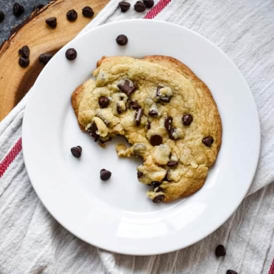 One Giant Chocolate Chip Cookie