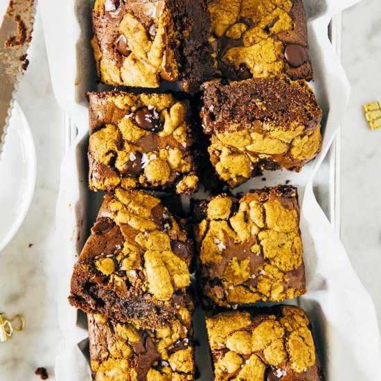 Small Batch Brookie Bars