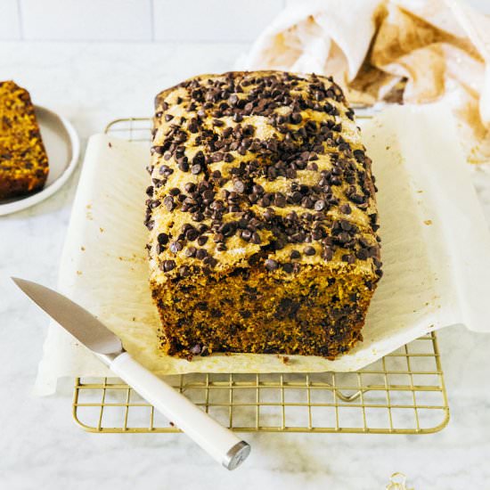 Pumpkin Chocolate Chip Bread