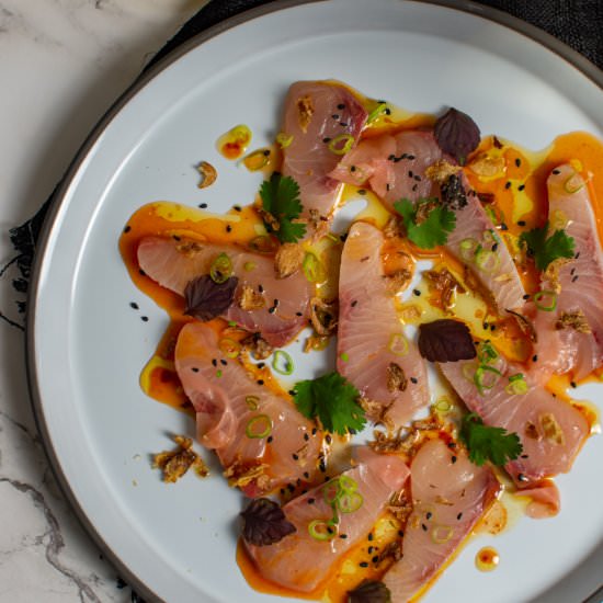 Asian Kingfish Crudo